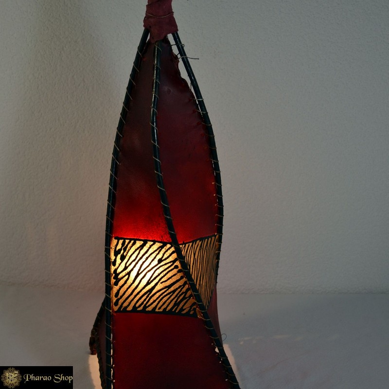 Lederlampe / ägyptische Lampe / marokkanische Lampe / orientalische Lampe